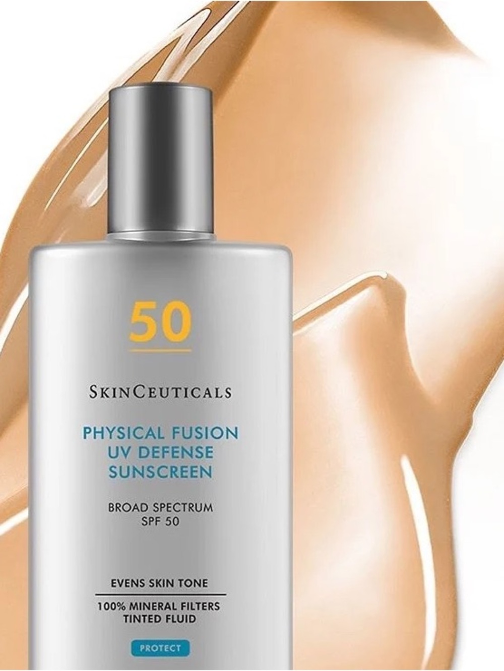 SkinCeuticals SPF 50 Tinted Sunscreen - Silver & Cream